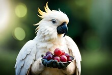 White Parrot With Generative AI