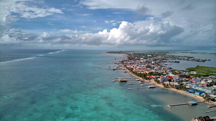 San Pedro (Ambergris Caye) Drone- Reef Shot