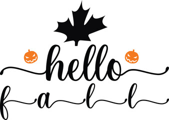 Wall Mural - hello fall