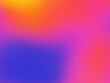Leinwandbild Motiv Abstract blurred grainy gradient background texture. Colorful digital grain soft noise effect pattern. Lo-fi multicolor vintage retro. VHS Glitch Texture