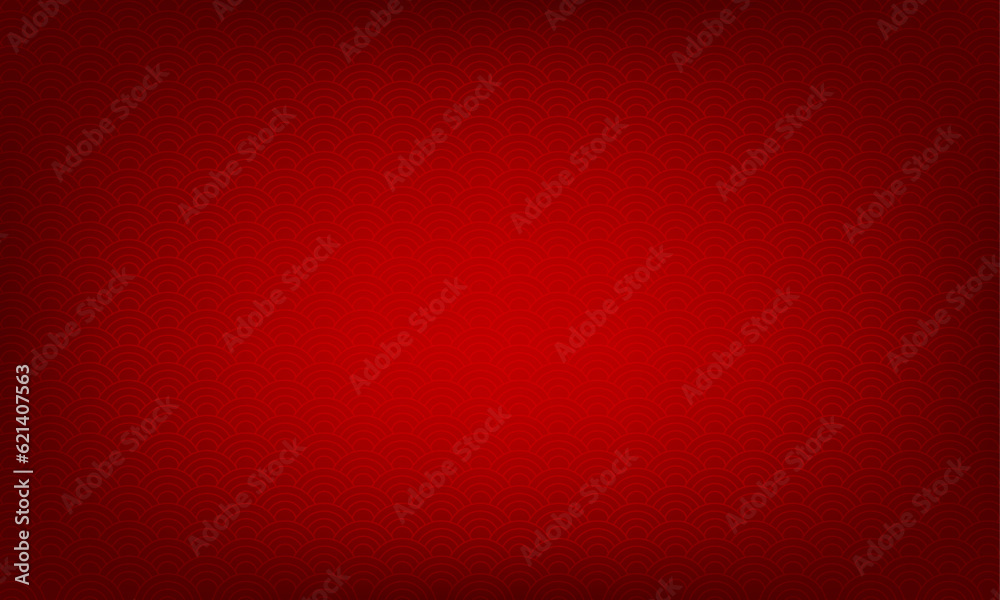 Vector red background template with wave patterns Stock Vector | Adobe ...