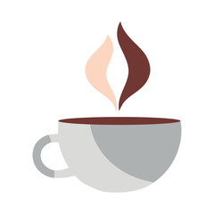 Poster - Hot drink symbolized by steam from mug