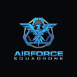 Eagle Logo. Tactical Eagle airforce squadrone logo design