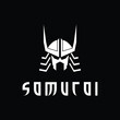 Samurai Logo. Samurai Ninja Ronin Logo vector