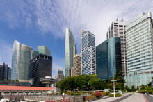 Office Buildings On Collyer Quay, Singapore