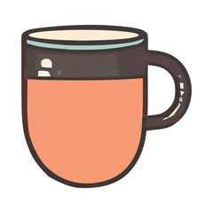 Poster - Ceramic Coffee mug icon design