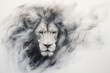 A painting of a lion - Generative AI