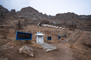 Wall Mural - The Ariyabal Meditation Temple in Gorkhi-Terelj National Park, Mongolia