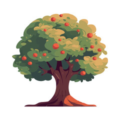 Poster - growth nature fruit tree illustration