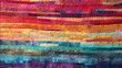 Colorful tapestry embroidery style carpet surface close up. Abstract multicolored background.