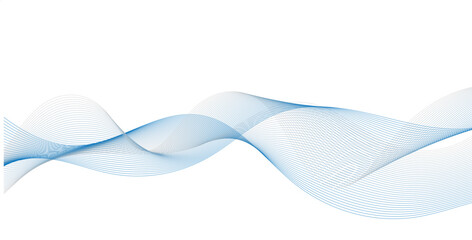 Abstract flowing wave lines. Design element for technology, science, business, modern concept background vector eps 10