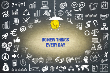 Canvas Print - Do New Things Every Day