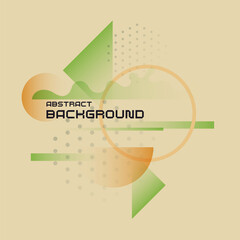 Poster - Abstract background with simple elements. An image with a composition of geometric elements and shapes.
