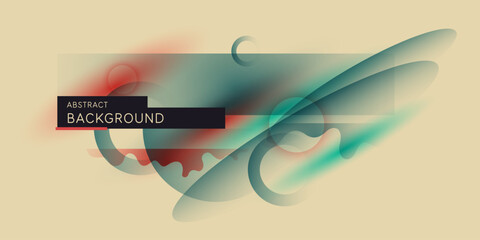 Poster - Abstract background with simple elements. An image with a composition of geometric elements and shapes.