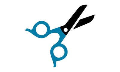 Wall Mural - scissors vector icon logo