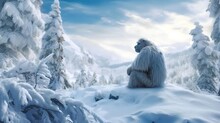 Big Yeti In Snow