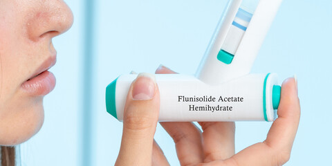 Poster - Flunisolide Acetate Hemihydrate Medical Inhalation