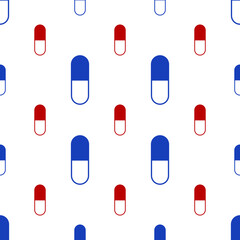 Wall Mural - Seamless Pattern Of Capsule Pills Y_2203001