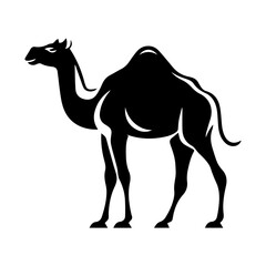 Wall Mural - camel silhouette illustration 