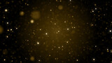 Fototapeta Kosmos - Particles gold event awards trailer titles cinematic concert openers end credit background