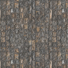 Wall Mural - 3d illustration of brick surface texture, paving stone material