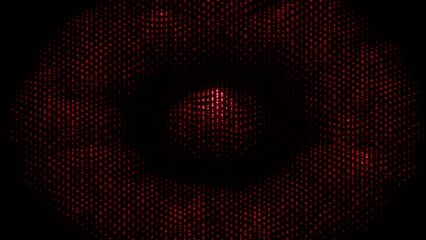 Poster - Black background with fireworks. Design. Flying little sequins creating patterns in abstraction.