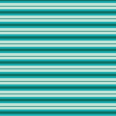 Poster - abstract horizontal teal stripe lines pattern art.