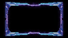 Blue Modern Twitch Overlay Stream Overlay Hd Screen Savers. Graphic Motion