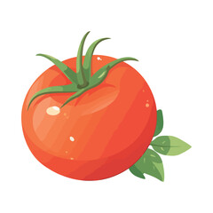 Canvas Print - Fresh organic tomato, healthy vegetarian meal