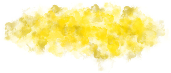 Wall Mural - yellow explosive smoke with high resolution