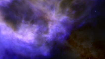 space background with realistic nebula and shining stars. colorful cosmos with stardust and milky wa