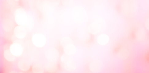 Wall Mural - abstract pink background with bokeh