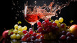 Ein Hauch von Eleganz: Der perfekte Rotwein ins Glas gegossen