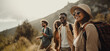 © Robert Kneschke - Diverse friends enjoying a picturesque hike view