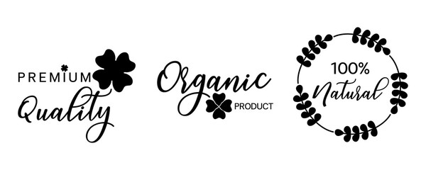 Organic food, natural product, healthy life and farm fresh for food and drink promotion.