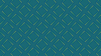 Poster - Digital seamless loop animation of a simple geometric pattern. 3d rendering 4K
