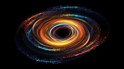Wall Mural - abstract background. luminous swirling. elegant glowing circle. sparkling particle. space tunnel. gl