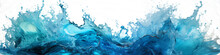 Water Wave Splash On Transparent Background Isolated Png.Generated With AI