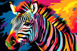 © food and Drink - wpap style abstract, zebra