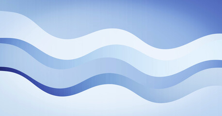 Poster - Abstract illustration with waves. Wavy dark background. Modern web design banner and poster.