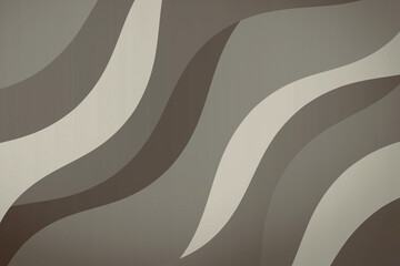 Poster - Abstract illustration with waves. Wavy dark background. Modern web design banner and poster.