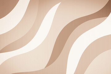 Poster - Abstract illustration with waves. Wavy dark background. Modern web design banner and poster.