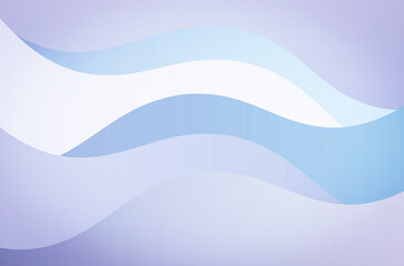 Poster - Abstract illustration with waves. Wavy dark background. Modern web design banner and poster.