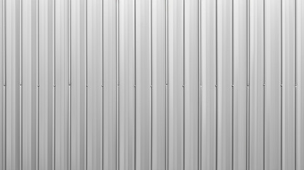 Wall Mural - White corrugated metal texture surface or galvanized steel background. Generative ai.