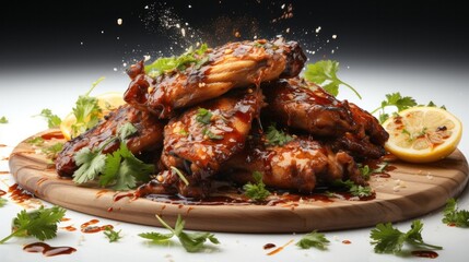 Poster - Honey garlic chicken wings