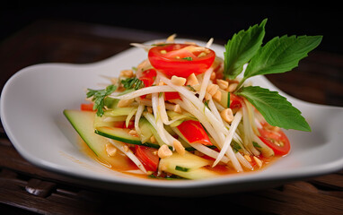 Sticker - Thai spicy green papaya salad