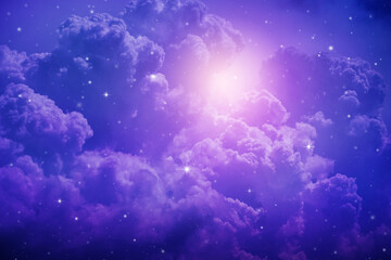 Wall Mural - night sky with stars.