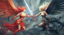 The Battle Between Angels And Demons, The Fight Between Good And Evil