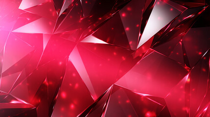 Abstract modern red glass background. Stylish minimalist wallpaper, backdrop. Generative AI