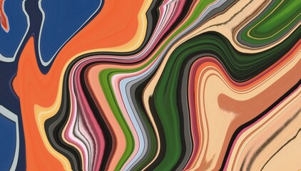 abstract colorful background with lines marble creative, swirl motion texture shiny wave